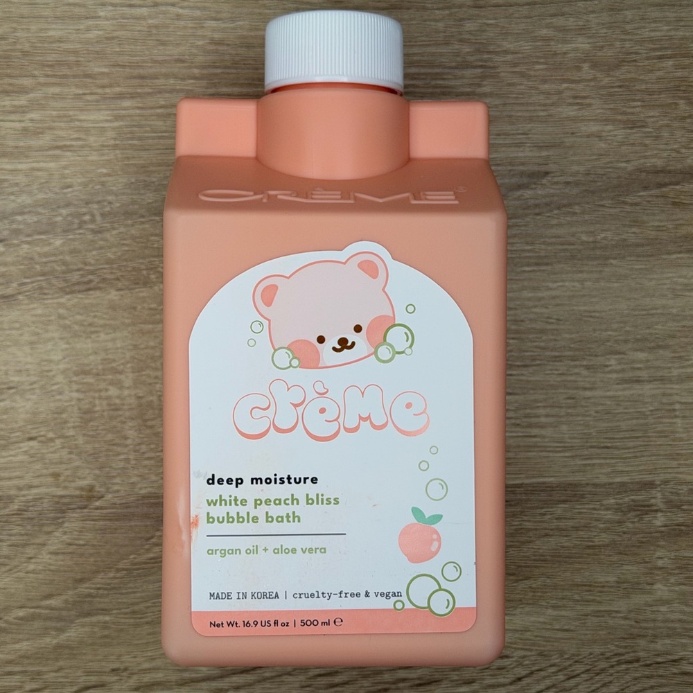 Crème shop white peach bubble bath - Picture 2 of 3